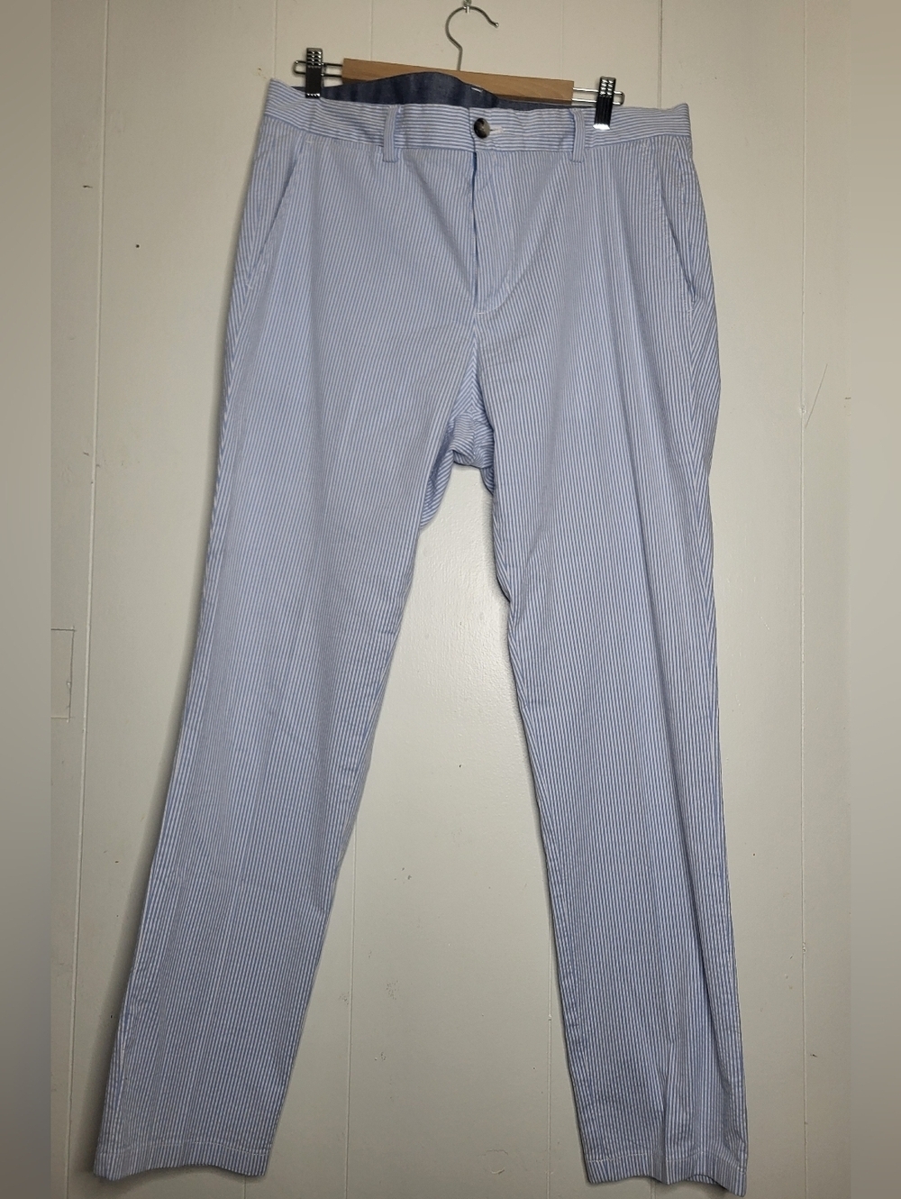 Vineyard Vines Light Blue Pinstripe Chinos